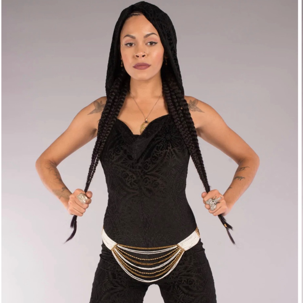 Midnight Burnout Velvet Mystique Onesie